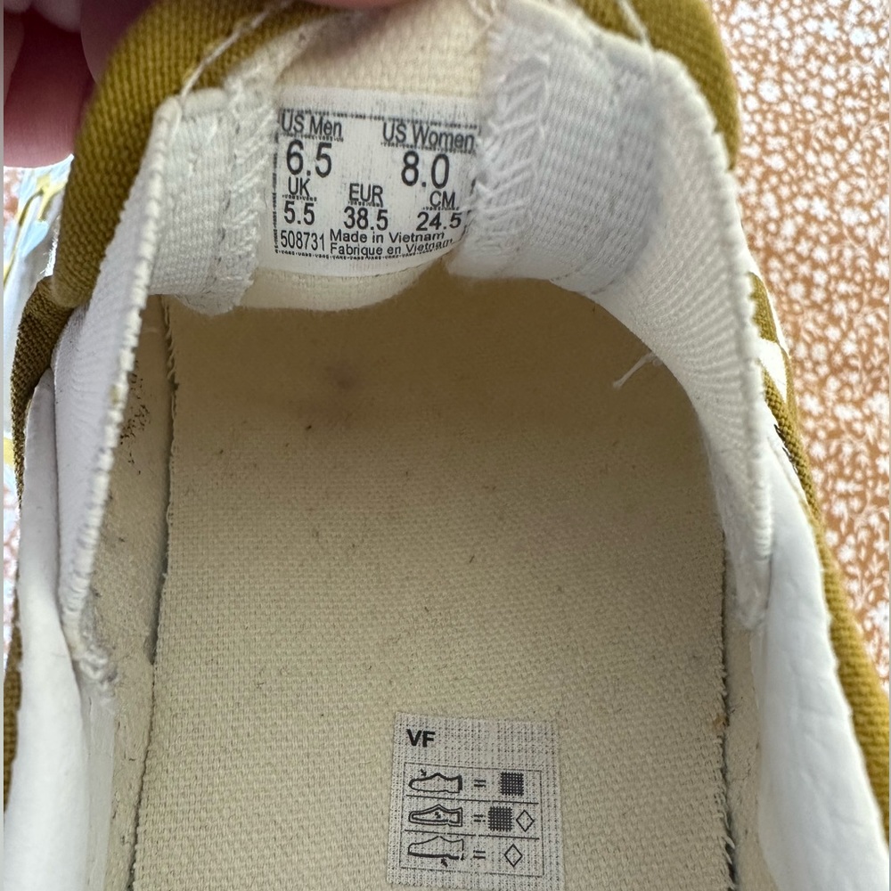 VANS Olive Classic Slip Ons Womens - Picture 6 of 9
